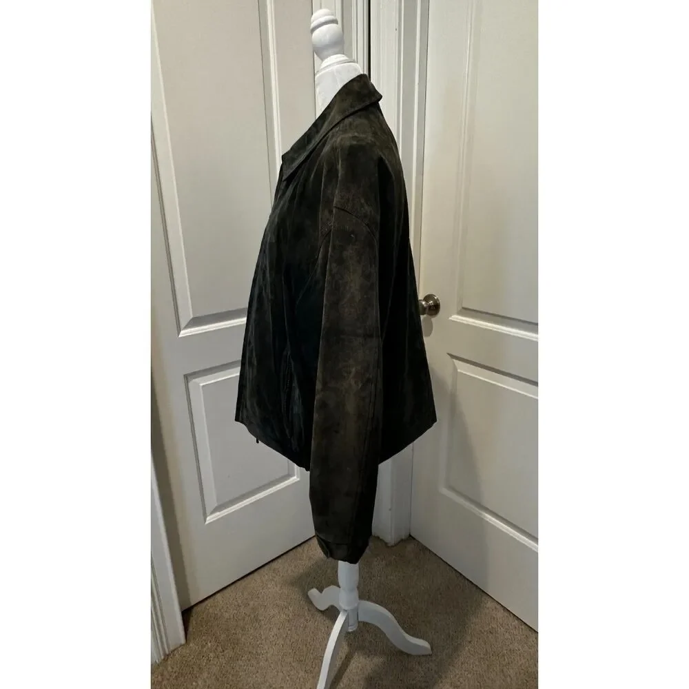 Men's Black Genuine Leather Coat Jacket